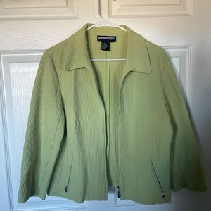 Vintage trendy green sport jacket